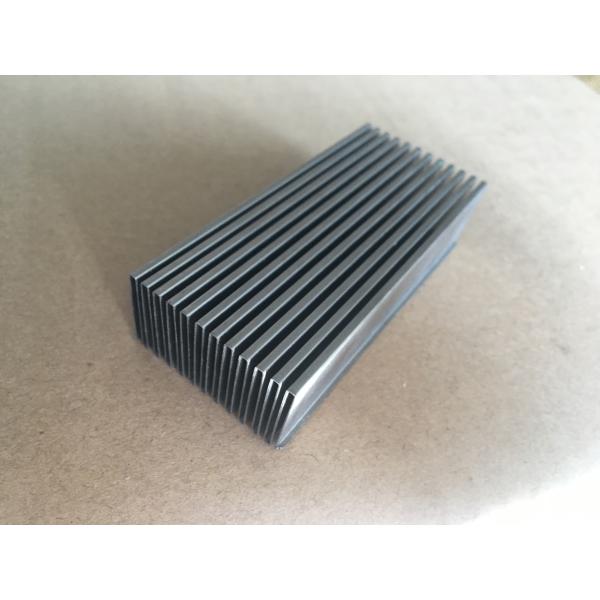 Aluminum Anodized Customized Bonded Folded Fin Chip Heat Sink