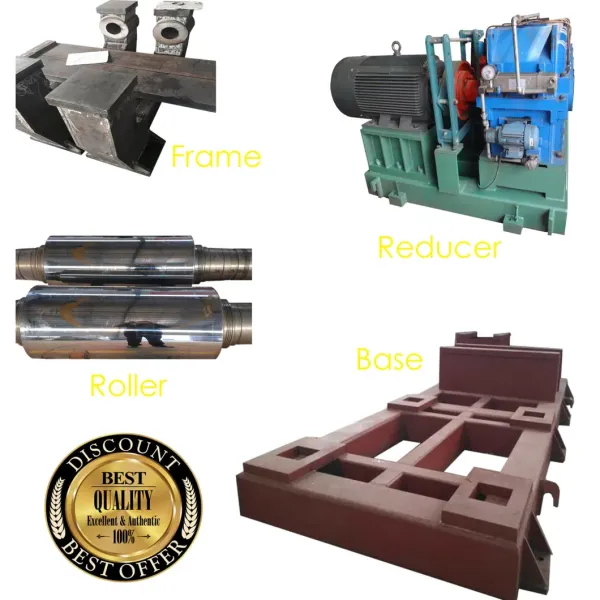 Rubber Mixing Mill with 27.72 M/Min Front Roller Speed and Automatic Dry Oil Lubrication