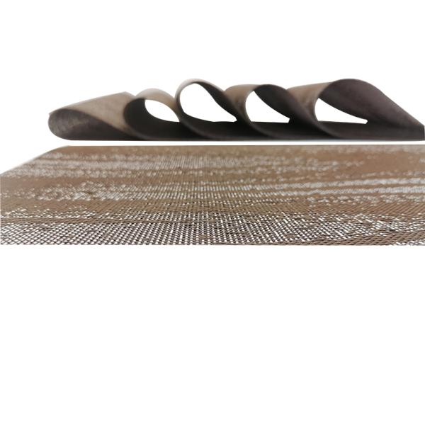 Настраиваемый логотип Приемлемый квадратный пластиковый стираемые ПВХ плацематы для украшения стола