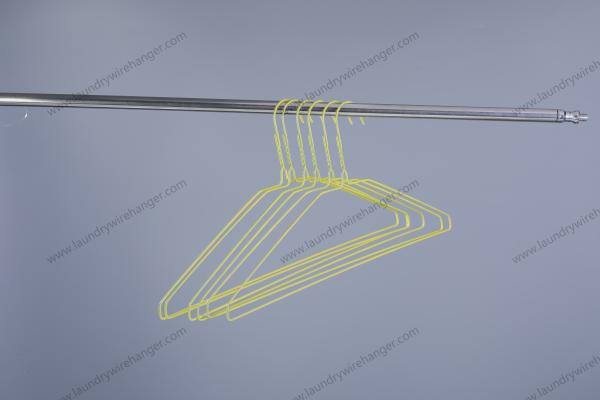 Laundry Room Organization Made Simple with Standard Size Galvanized Wire Hangers