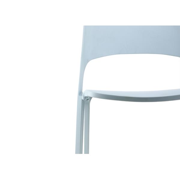 PP Restaurant Colorful Plastic Dining Chairs Foldable 80cm