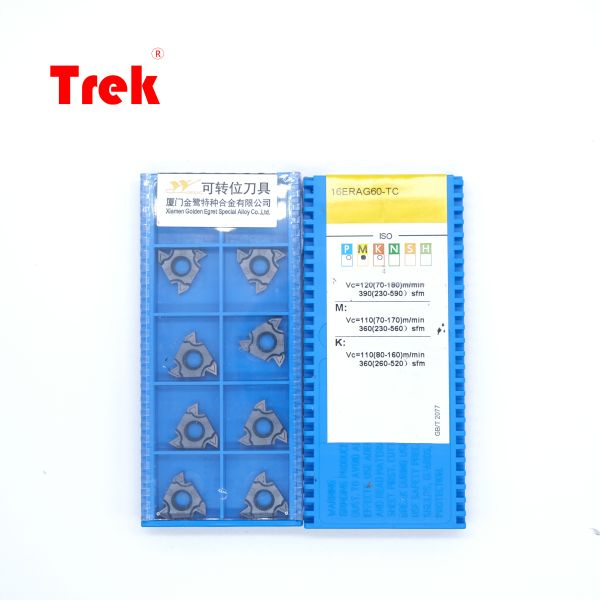 PVD Coated Carbide Insert 16ERAG60 TC GM3225 GESAC Multi-Pitch 60° AG60 ISO External Thread Insert for CNC Turning Carbide inserts Cutting tools
CNC tools
