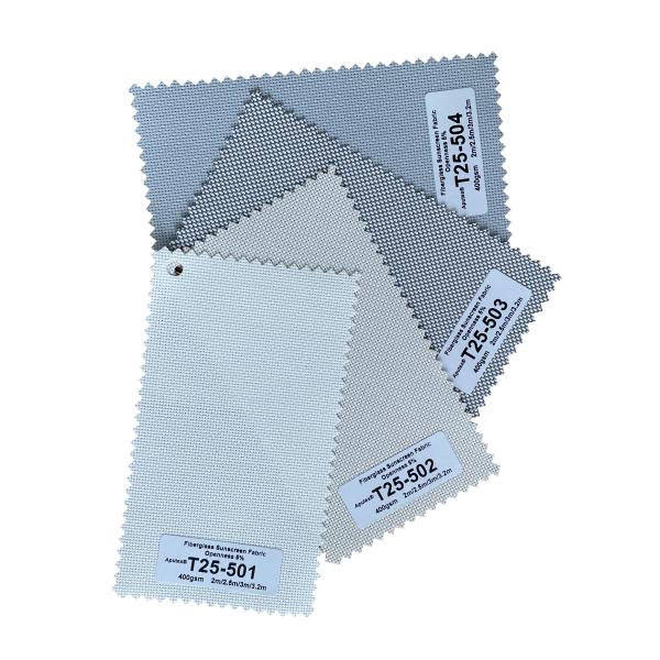 Tela cega exterior impermeável 2m da proteção solar da fibra de vidro 400g/M2 2.5m 3m