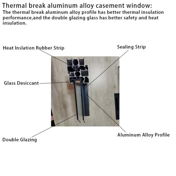 Difference Look Casement Doors Roller Shutter Exterior Aluminum Alloy Doors And Windows
