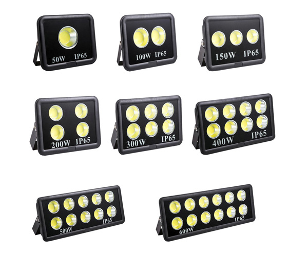 Toughened Glass COB PF0.92 Outdoor LED Flood Lights