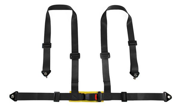 Universal Car Safety Belt / Racing Seat Belts 4-Points Standard Size in Polyester