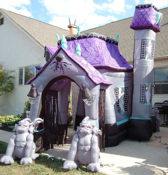 Decoração assombrada inflável do partido de Dia das Bruxas da casa de Dia das Bruxas que anuncia Inflatables