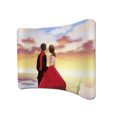 8 Ft 10 Ft Trade Show Backdrop Displays Stable Bottom Angle Good Graphic Effect