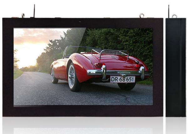 IP55 Waterproof 2000 Nits Outdoor LCD Digital Signage , Outdoor Digital Kiosk