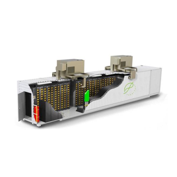 High Performance Battery Energy Storage Station System 670V With Solar Panel
