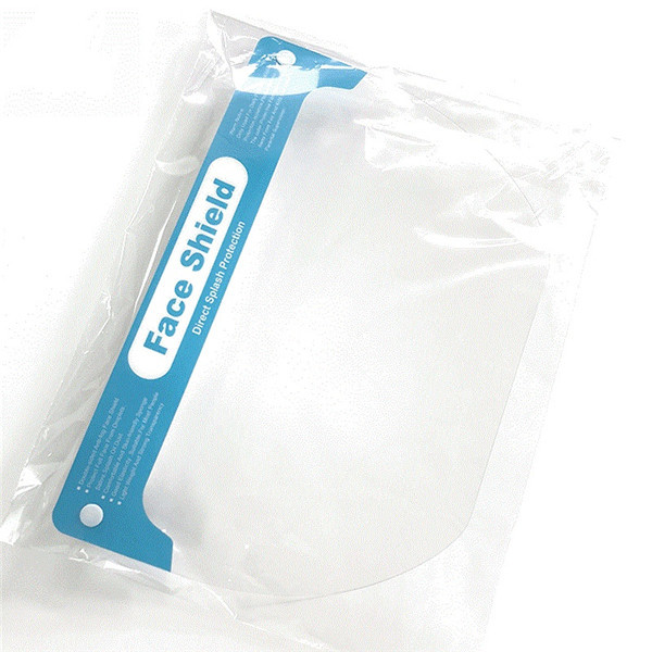 Face Shield Anti Fog PET Super Clear Double PE Protective Film Anti Scratch