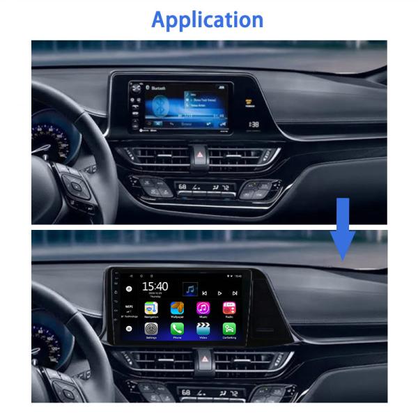 C-HR 2016-2019 Car Video DVD Player Octa Core Com WIFI USB BT GPS