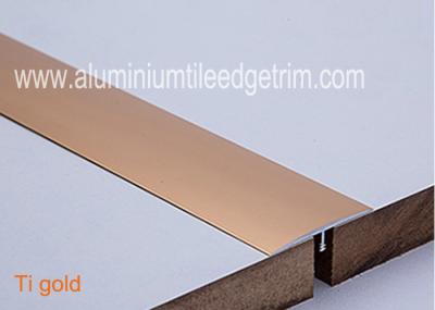 T Shaped Aluminium Floor Trims , Metal Floor Edging Strip Gap Covering 40mm Width