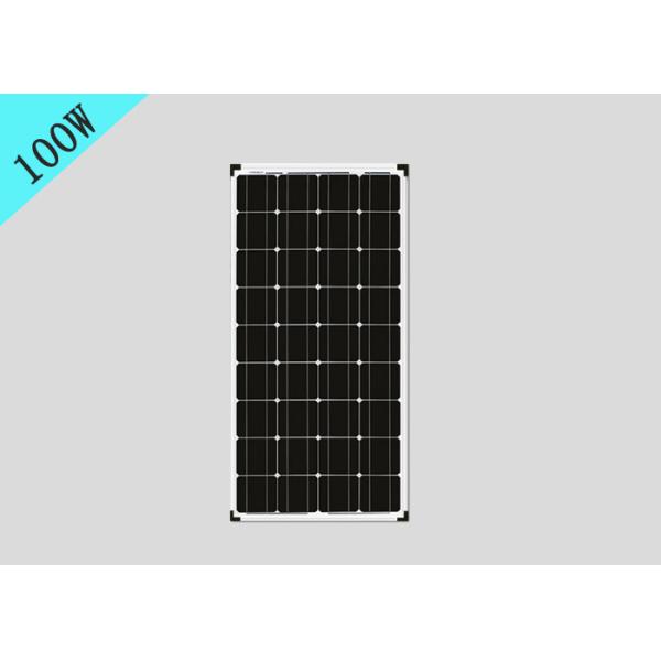 Long Lifespan Small Monocrystalline Solar Panels 100 Watt Customization For Car Mounted