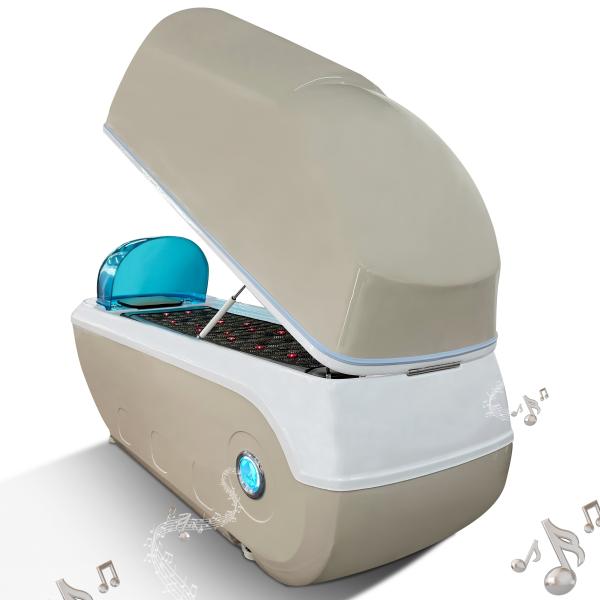 Touchscreen Pemf Therapy Sauna Hydro Massage Capsule With Infrared Mat