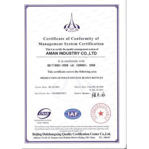 AMAN MACHINERY CO.LTD Сертификации