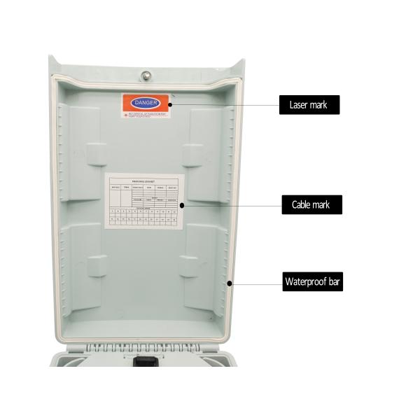 Поляк & стена установили порты коробки распределения 24 оптического волокна с Сплиттер ИП65 ПЛК 1кс16