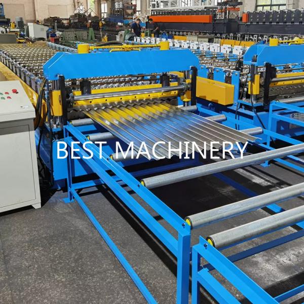 Le contrôle de PLC a ridé le métal couvrant la coupe hydraulique de machine à entraînement