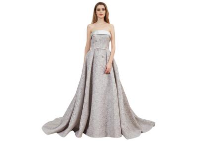 Ladies Off - Shoulder Vintage Evening Dresses Embroidered Lace For Wedding Bridesmaid