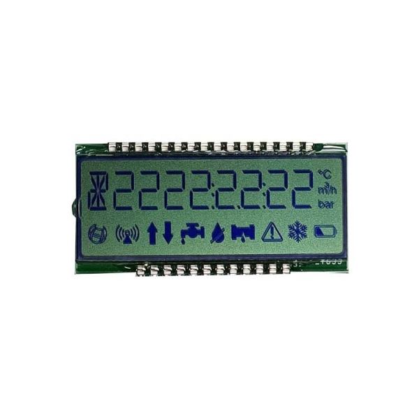 Customized Size 9 Digit Stn Reflective Positive Lcd Panel Screen Display For Water Meter