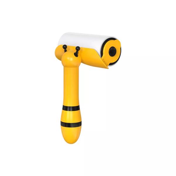 Yellow Cat Hair Comb Lint Roller Brush Pet Hair Remover Roller