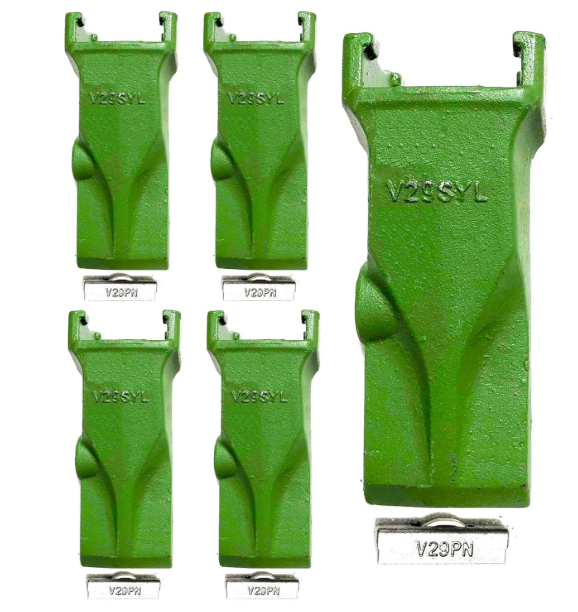 V29SYL Bucket Teeth Chisel Tooth and 3882-V29 Adaptors for Esco Style Super V Series