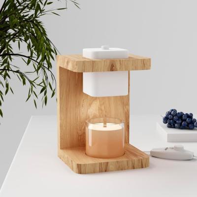 Customized Wood Household Items Polished Essential Oil Burner Diffuser Aromatherapy Oil Warmer