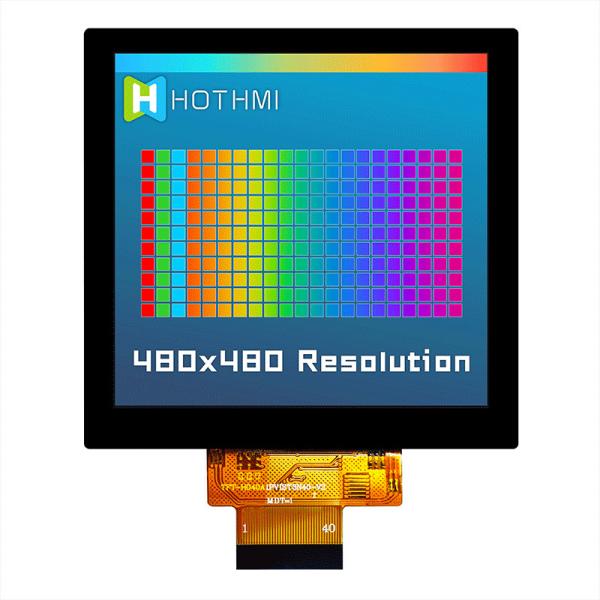 Точки IPS TFT LCD SPI ST7701S 4 дюймов 480x480 со стеклянной крышкой