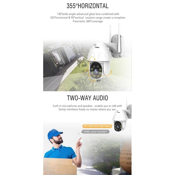 High Speed Surveillance Outdoor Night Vision CCTV Camera