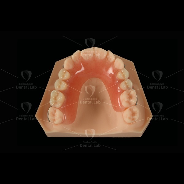 Natural Look Removable Dentures Acrylic Partial Denture Y Clasp + Wire Clasp