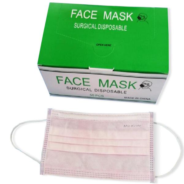 Against Bacteria 3 Ply Disposable Face Mask Non Woven Non - Irritating Healthcare