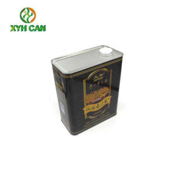 Olive Oil Tin Can do elevado desempenho quadrado da forma que empacota com bujão da garrafa