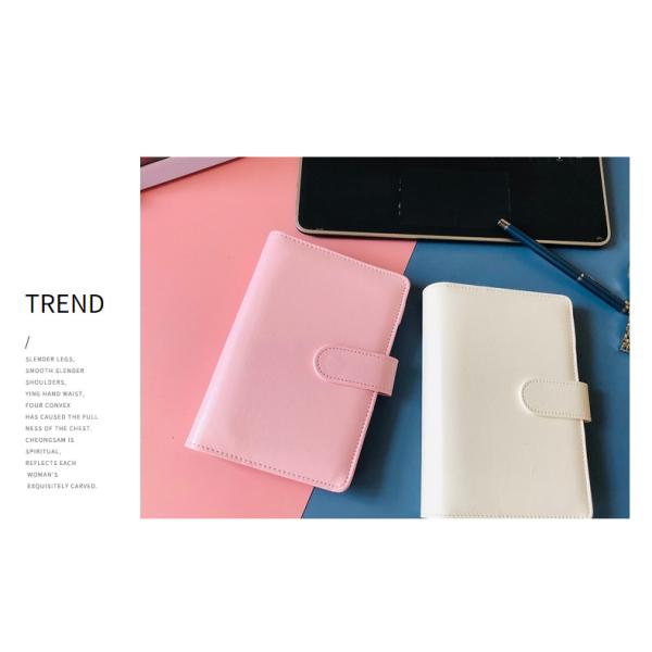 A5 A6 Carnet de notes à couverture en PU souple en différentes couleurs de cuir pour les besoins professionnels personnalisés