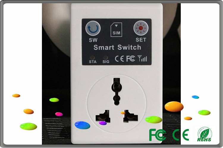 Home Automation Systems GSM remote controlled plug socket for Refrigerator