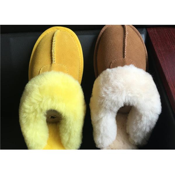 Ослы тапочек овчины дам неподдельные не смещают тапочки зимы трудных единственных женщин теплые