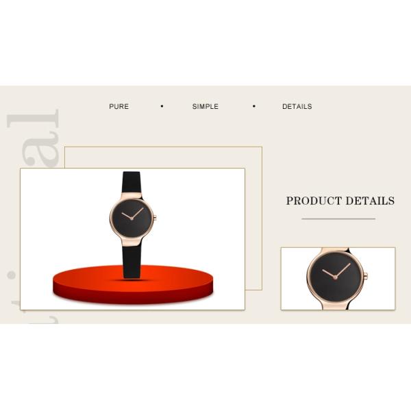 Women Quartz MIYOTA Movt Stainless Steel Watch Customized Brand Logo