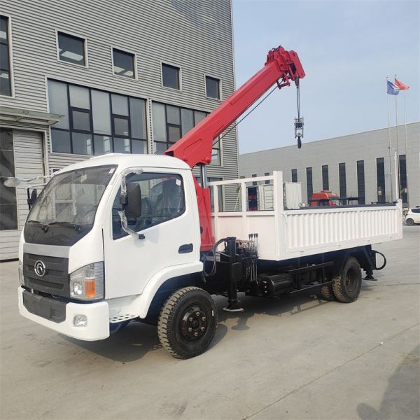 4 Ton Lift Load Foldable Telescopic Straight Boom Lift Crane