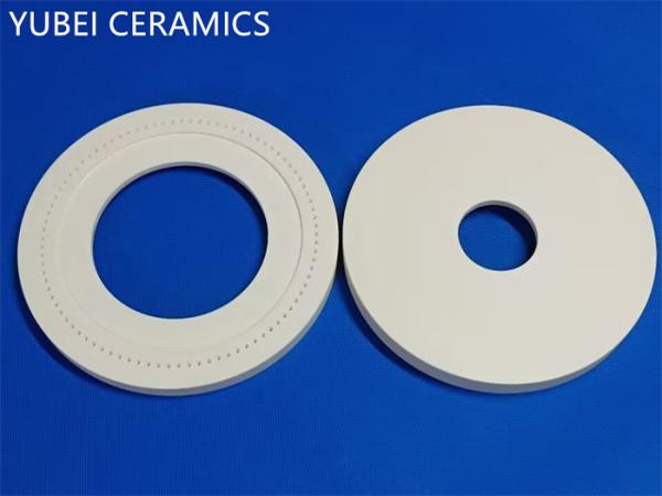 Wear Resistant Alumina Ceramic Rings Size Customized Precision Grinding Processing
