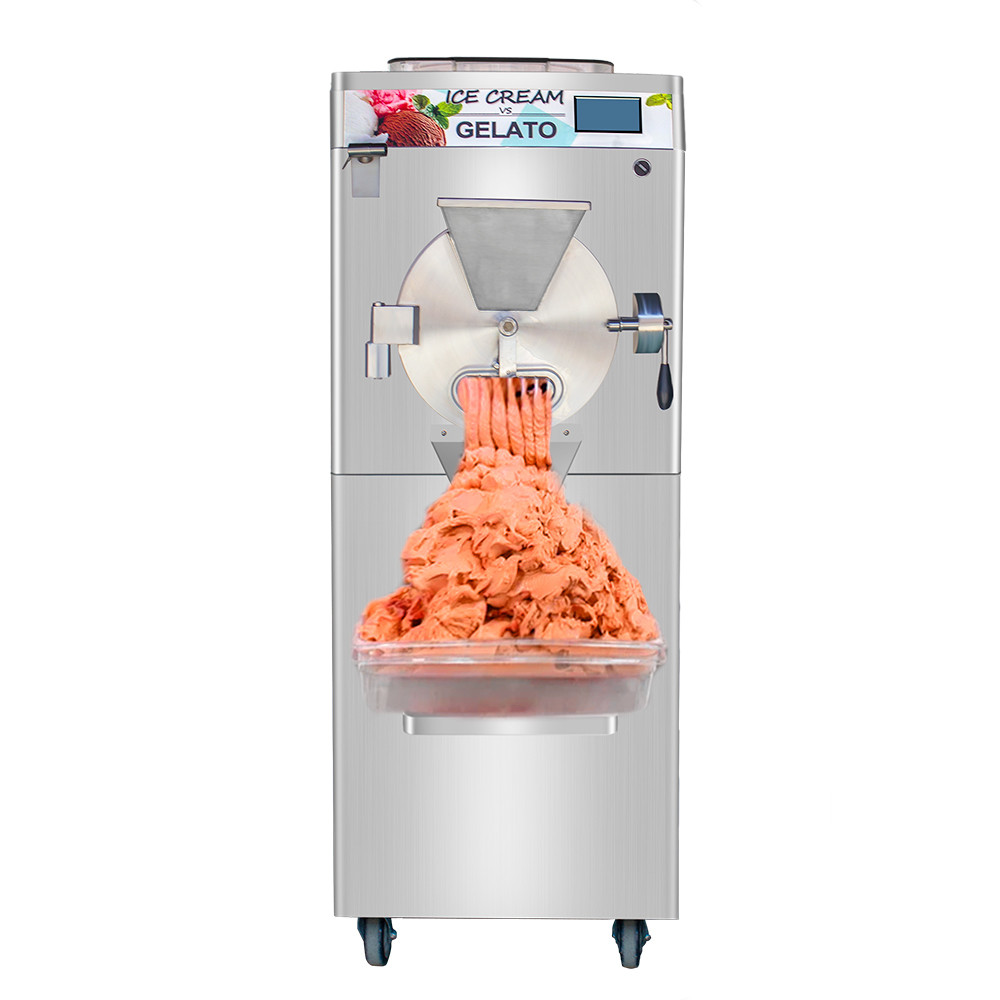 Coffee Shop Ice Cream Parlor Food Truck Gelato Batch Freezer Hard Serve Ice Cream Machine Brazilian Acai Freezer