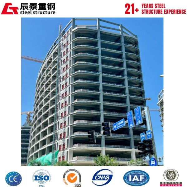 High Space UtilizationAesthetically Pleasing High-Rise Steel Structure Building