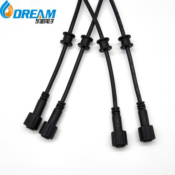 DREAM START 2Pin 3Pin 4Pin LED Connector Cable Waterproof IP67 Male Female Jack Waterproof Extension Cables
