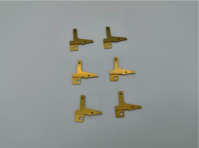 Industrial Small Mechanical Parts , Yellow Plated Titanium Cutting Tool Bit
