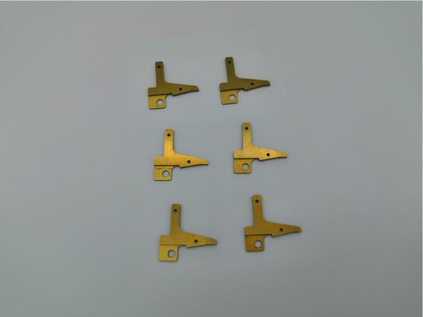 Industrial Small Mechanical Parts , Yellow Plated Titanium Cutting Tool Bit