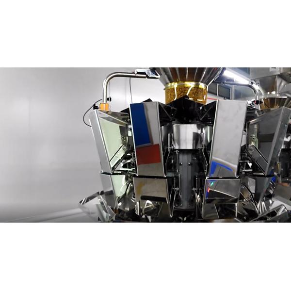 Машина упаковки Weigher Multihead нержавеющей стали для закусок ИМПов ульс осеменяет 2.5L