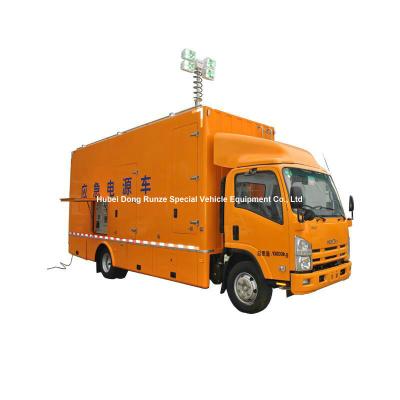  ISUZU Mobile Generator Truck For Emergency Power Supply 200kw 50hz 3 Phase 220V Unit