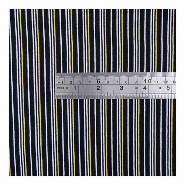Wear-resistant And Health And Peace Of Mind Striped Material Fabric For T-Shirt