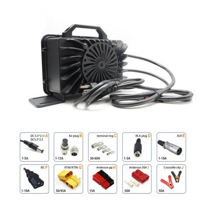carregador de bateria Lifepo4 impermeável de 24V 29.4V 29.2V 30A acidificado ao chumbo