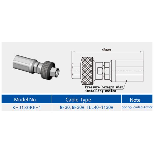 K2.92 Male Stainless Steel RF Coax Connector For MF30/MF30A/TLL40-1130A Cable
