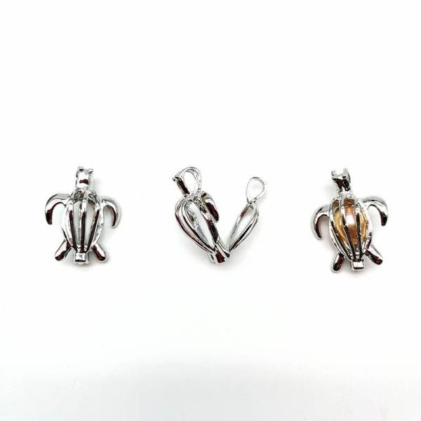 Pearl Cage Pendant Essential Oil Diffuser Jewelry Making Accessories DIY Necklace For Unisex Gift