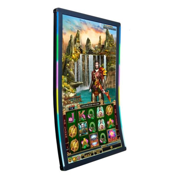 Изогнутый запроектировал 32" монитор игры экрана касания 32W DC5V